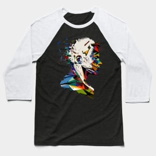 Abstract Man Baseball T-Shirt